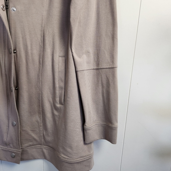 Eileen Fisher Full Zip Sweatshirt Jacket Minimalist Athleisure Activewear small - Picture 3 of 11